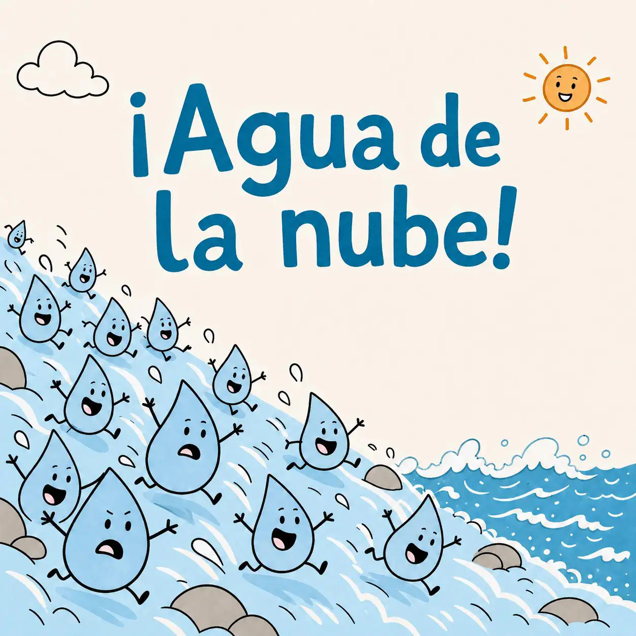 ¡Agua de la nube!