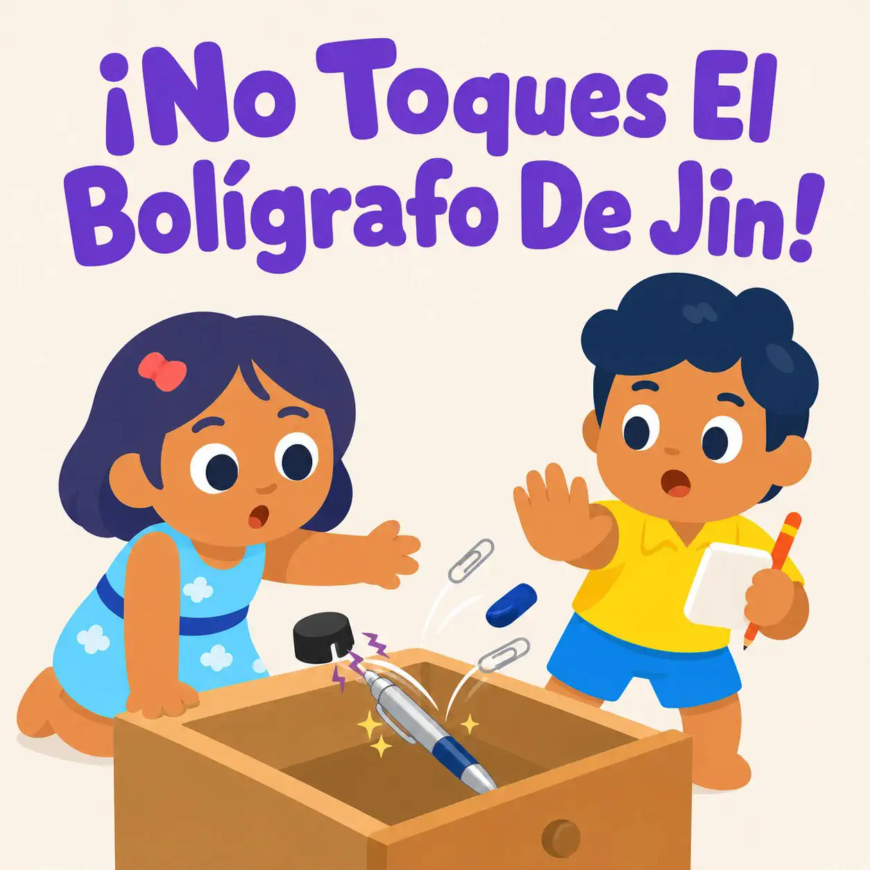 ¡No toques la pluma de Jin!