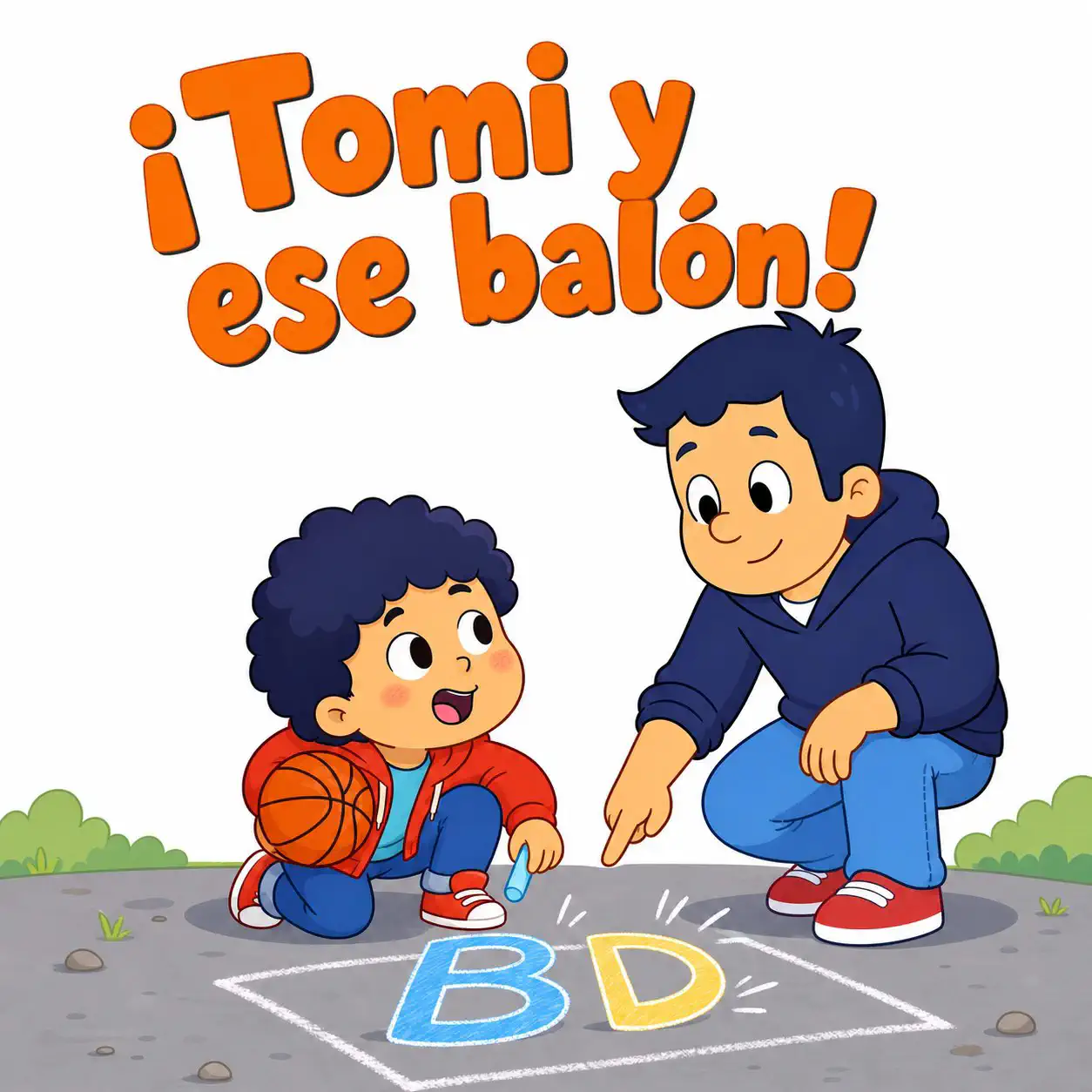 ¡Tomi y ese balón!