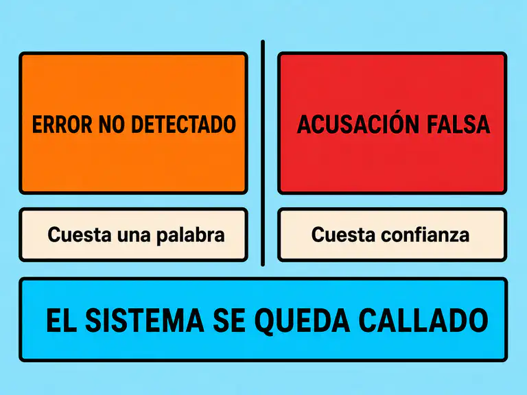 Por qué la duda se resuelve con silencio: un error que se pasa por alto cuesta una palabra, una acusación falsa cuesta confianza